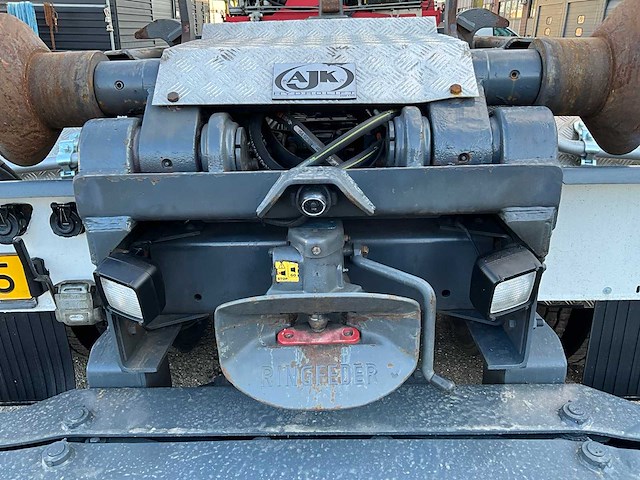 2012 ginaf x3232s 6x4 25t haakarm + hmf 1643 z-kraan vrachtwagen bz-vg-55 - afbeelding 17 van  60