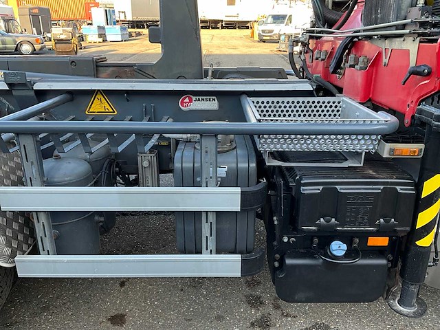 2012 ginaf x3232s 6x4 25t haakarm + hmf 1643 z-kraan vrachtwagen bz-vg-55 - afbeelding 19 van  60