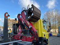 2012 ginaf x3232s 6x4 25t haakarm + hmf 1643 z-kraan vrachtwagen bz-vg-55 - afbeelding 20 van  60
