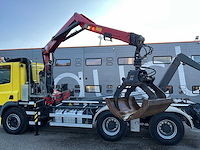 2012 ginaf x3232s 6x4 25t haakarm + hmf 1643 z-kraan vrachtwagen bz-vg-55 - afbeelding 27 van  60