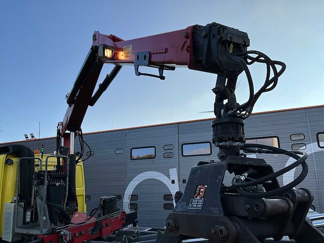 2012 ginaf x3232s 6x4 25t haakarm + hmf 1643 z-kraan vrachtwagen bz-vg-55 - afbeelding 31 van  60