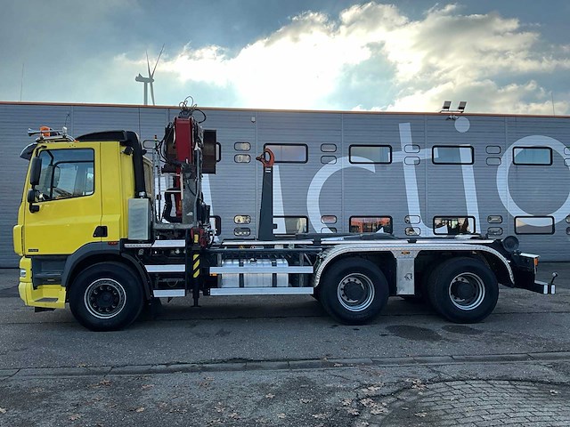 2012 ginaf x3232s 6x4 25t haakarm + hmf 1643 z-kraan vrachtwagen bz-vg-55 - afbeelding 34 van  60