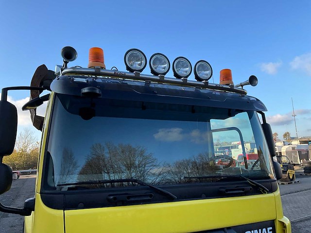 2012 ginaf x3232s 6x4 25t haakarm + hmf 1643 z-kraan vrachtwagen bz-vg-55 - afbeelding 55 van  60