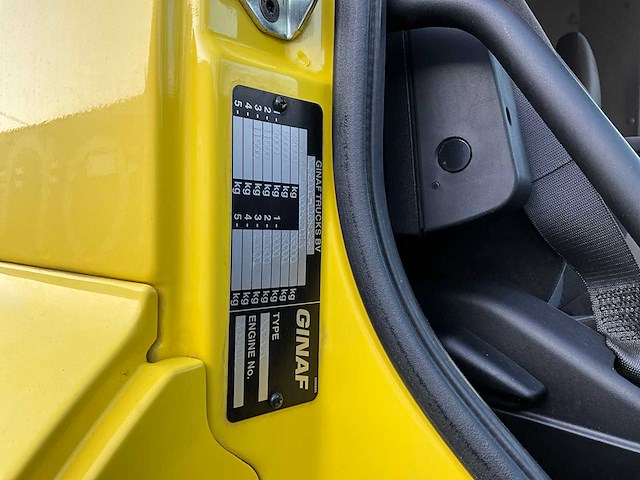 2012 ginaf x3232s 6x4 25t haakarm + hmf 1643 z-kraan vrachtwagen bz-vg-55 - afbeelding 57 van  60