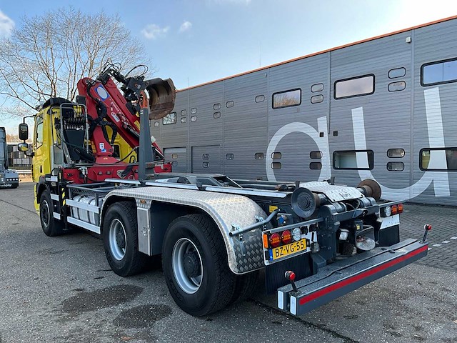 2012 ginaf x3232s 6x4 25t haakarm + hmf 1643 z-kraan vrachtwagen bz-vg-55 - afbeelding 58 van  60