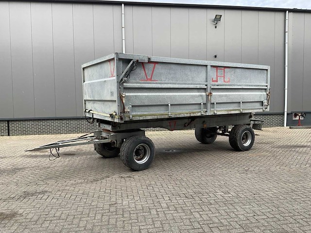 2012 glas constr. 120 containerbak landbouwwagen - afbeelding 1 van  17