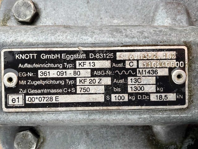 2012 hapert / brouwer sm-400-svp schaft aanhangwagen - afbeelding 6 van  7