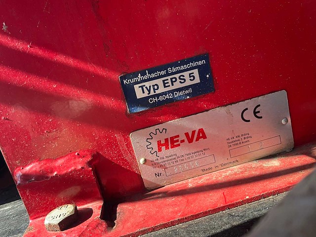 2012 he-va multi seeder eps 5 zaaimachine - afbeelding 10 van  18