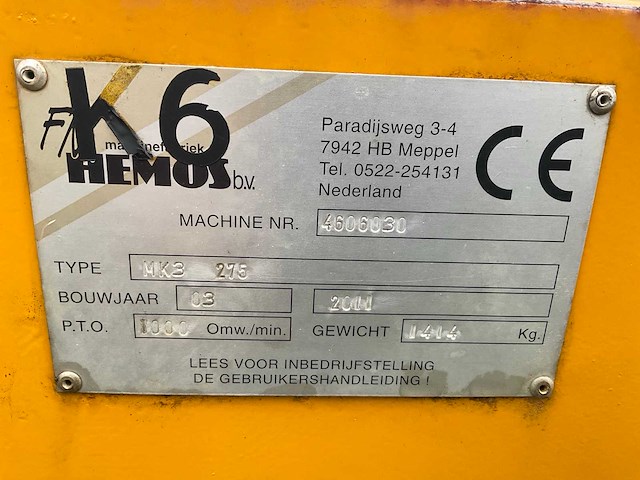 2012 hemos mk3 klepelmaaier - afbeelding 4 van  4