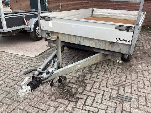 2012 henra drie zijdige kiep trailer k 3.27 aanhangwagen - afbeelding 9 van  11