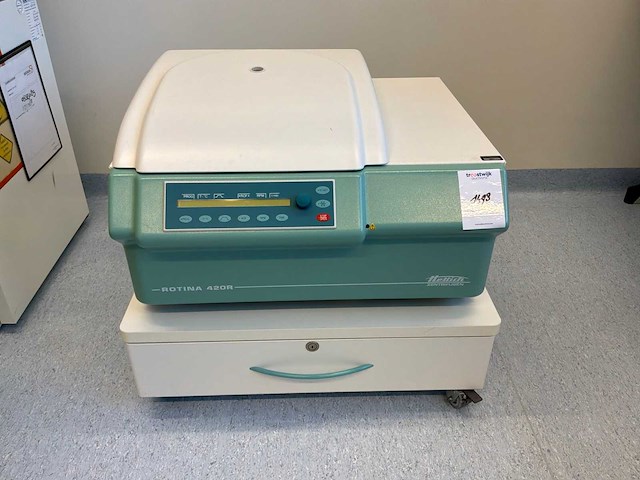 2012 hettich rotina 4706 420 r centrifuge - afbeelding 2 van  5