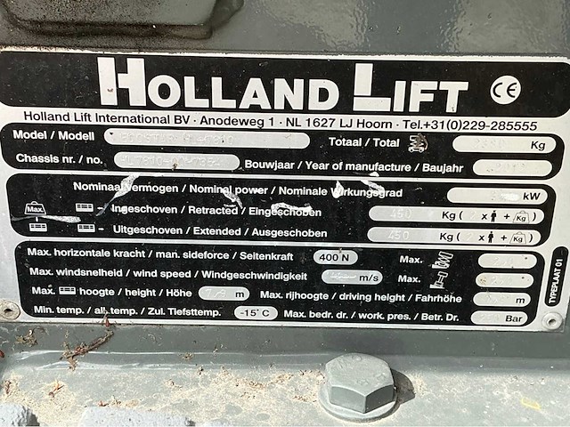 2012 holland lift ecostar hl-7810 hoogwerker - afbeelding 3 van  10