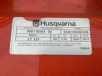 2012 husqvarna lt 131 zitmaaier - afbeelding 5 van  13