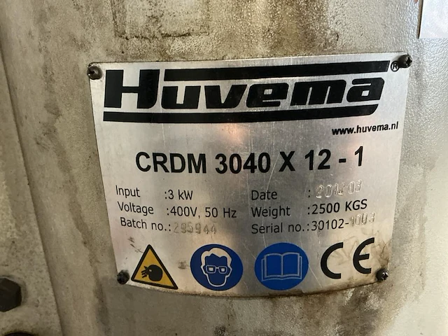 2012 huvema crdm 3040 x 12 - 1 kolomboormachine - afbeelding 8 van  8