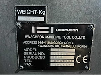 2012 hwacheon cutex-160a cnc-draaibank - afbeelding 24 van  24