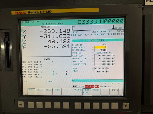 2012 hwacheon vesta 1050b 4-assige verticale machinecentra - afbeelding 8 van  11