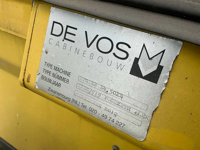 2012 hyster e450xl vorkheftruck - afbeelding 6 van  15