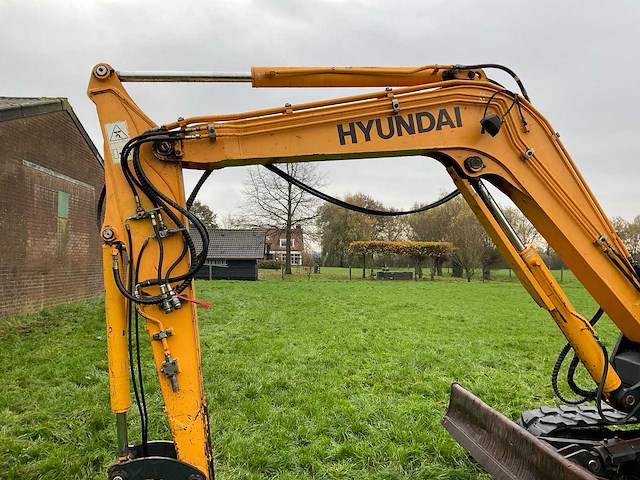 2012 hyundai robex 55-9 midigraafmachine - afbeelding 4 van  31