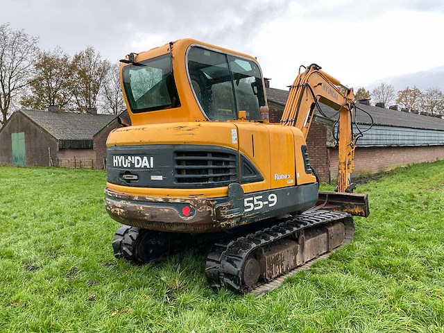 2012 hyundai robex 55-9 midigraafmachine - afbeelding 27 van  31