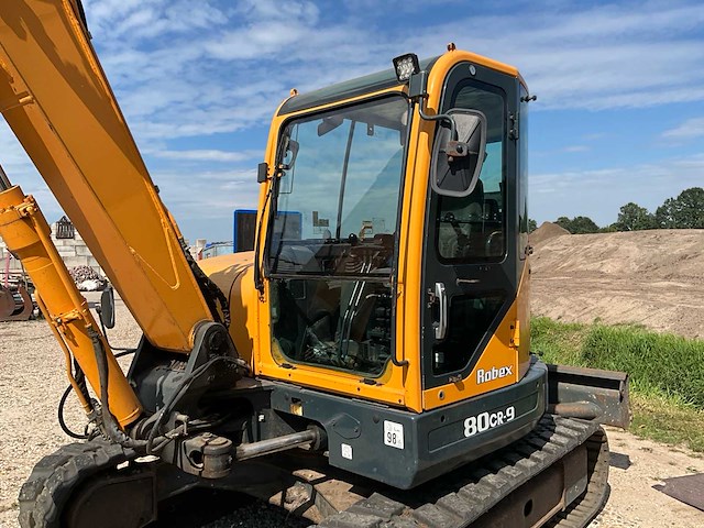 2012 hyundai robex 80 cr-9 midigraafmachine - afbeelding 8 van  29