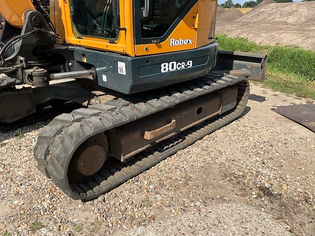 2012 hyundai robex 80 cr-9 midigraafmachine - afbeelding 10 van  29
