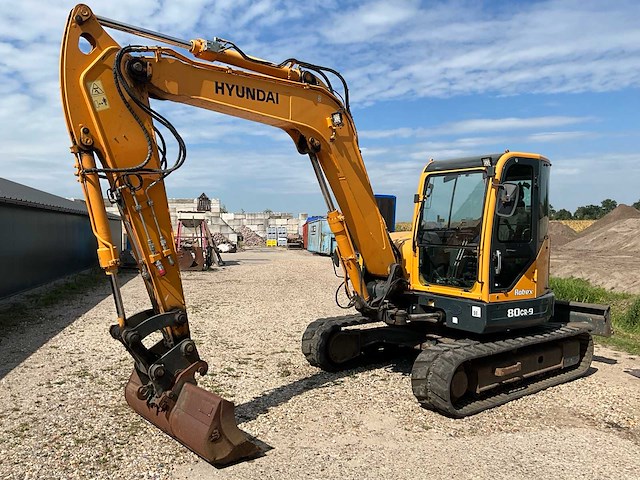 2012 hyundai robex 80 cr-9 midigraafmachine - afbeelding 1 van  29
