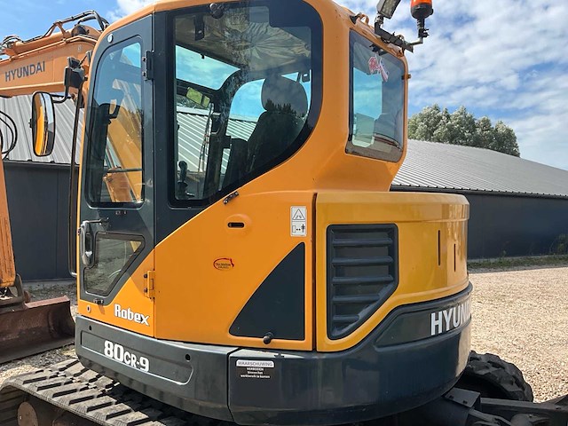 2012 hyundai robex 80 cr-9 midigraafmachine - afbeelding 11 van  29