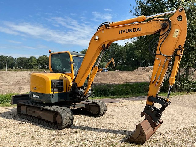 2012 hyundai robex 80 cr-9 midigraafmachine - afbeelding 28 van  29