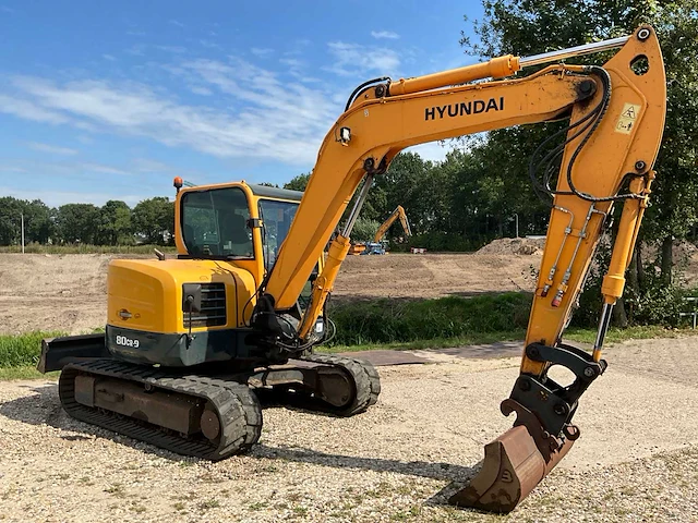 2012 hyundai robex 80 cr-9 midigraafmachine - afbeelding 39 van  40