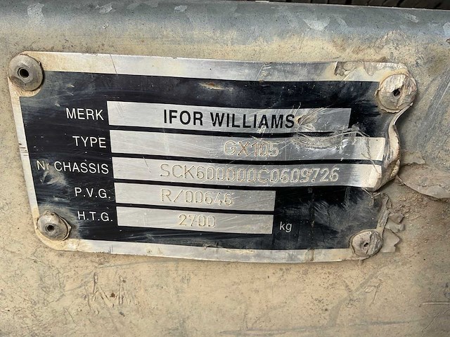 2012 ifor williams trailers gx105 multi transporter aanhangwagen - afbeelding 7 van  15
