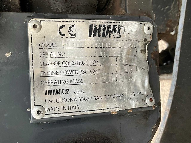 2012 ihi 12 vxe minigraafmachine - afbeelding 7 van  15