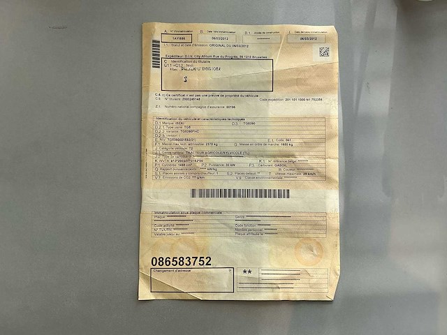 2012 iseki tg5390 2wd landbouwtractor - afbeelding 24 van  27