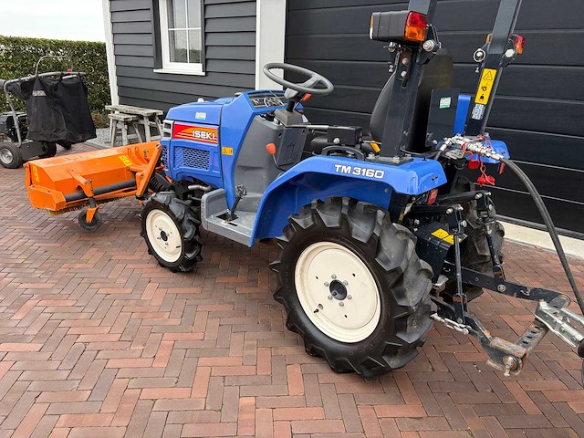 2012 iseki tm3160f minitractor + toebehoren - afbeelding 29 van  33