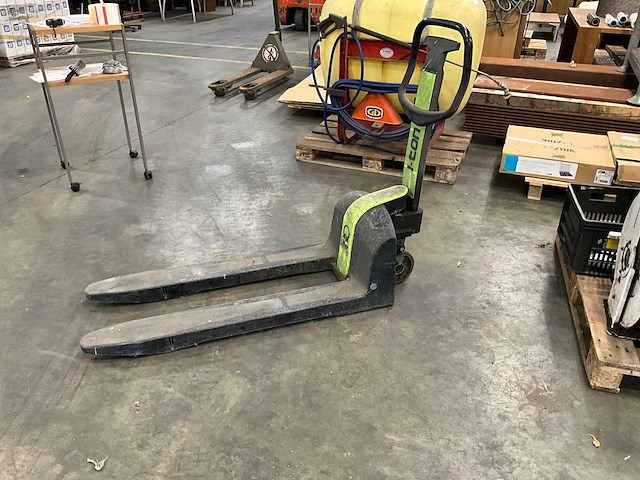 2012 iton kunstof kunstof hand hydraulische palletwagen - afbeelding 3 van  4