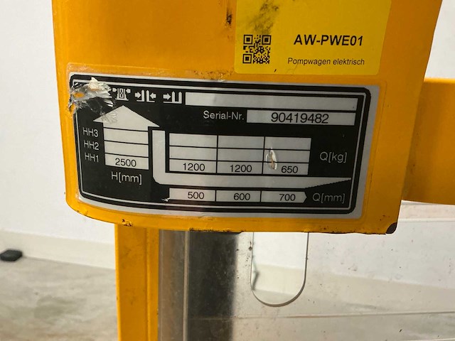 2012 jungheinrich ejc 112 palletstapelaar - afbeelding 7 van  8