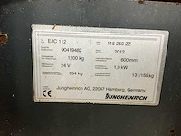 2012 jungheinrich ejc 112 palletstapelaar - afbeelding 8 van  8
