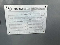 2012 kramer allrad 750 shovel - wiellader - afbeelding 7 van  15