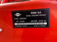 2012 kuhn gf8702 3 punts gedragen schudder - afbeelding 3 van  14