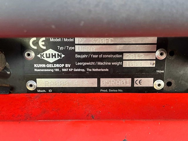 2012 kuhn pz 320fc trommelmaaier - afbeelding 9 van  9