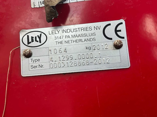 2012 lely splendimo 320 mc schijvenmaaier - afbeelding 6 van  14