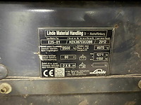 2012 linde e25-01 vorkheftruck - afbeelding 9 van  17
