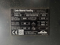 2012 linde r16s reach truck - afbeelding 3 van  11