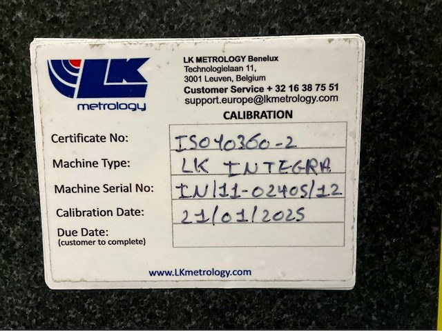 2012 lk / nikon integra 3-d meettafel - afbeelding 17 van  25