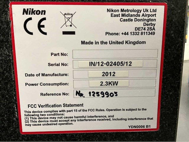 2012 lk / nikon integra 3-d meettafel - afbeelding 18 van  25