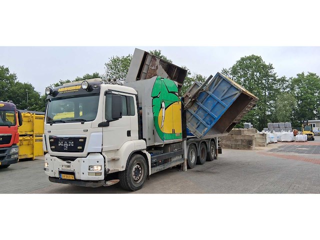 2012 man tgs 35.480 8x4 grondzuiger vrachtwagen - afbeelding 34 van  70