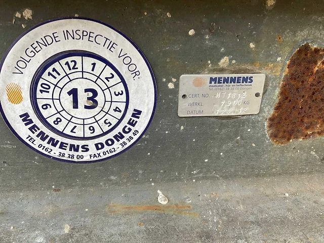 2012 mennens hijsbalk (2x) - afbeelding 5 van  5