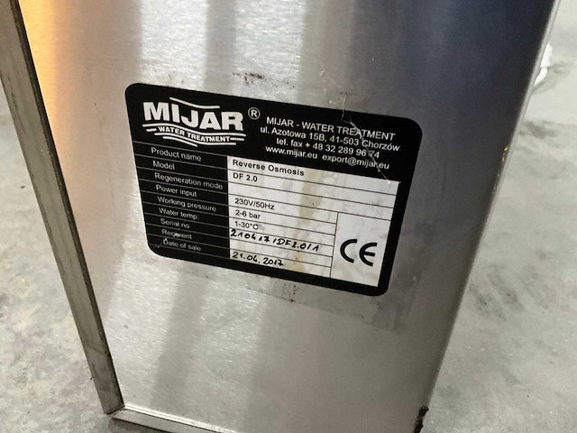 2012 mijar df 2.0 omgekeerde osmose - afbeelding 5 van  5