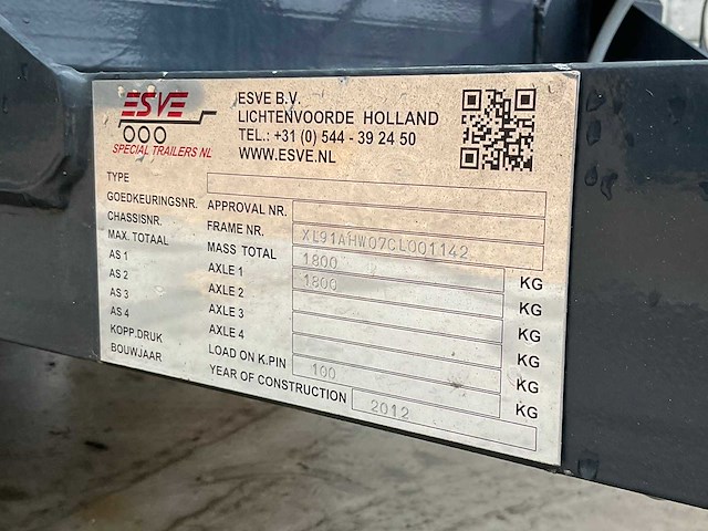 2012 nido syntos b08l-18 aanhangwagen zoutstrooier - afbeelding 12 van  14