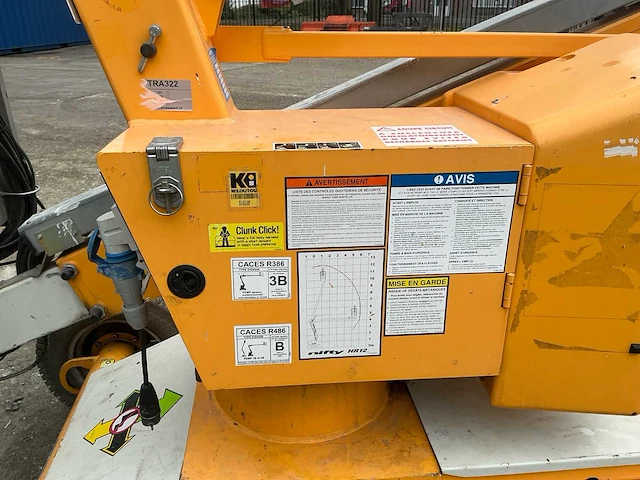 2012 niftylift hr12 ne elektrische knikarmhoogwerker 12,2 m - afbeelding 17 van  18