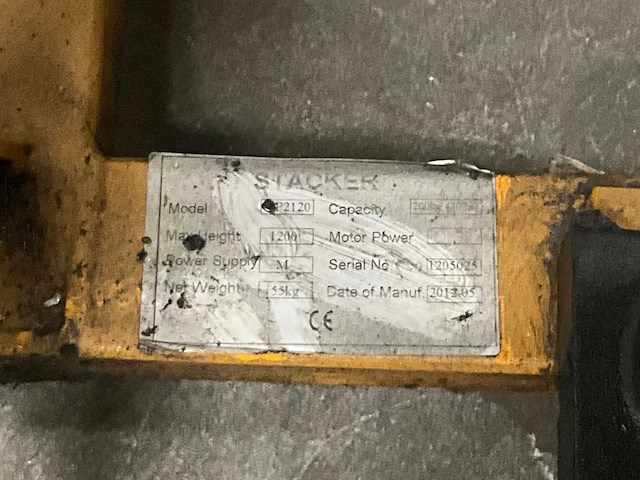 2012 p2120 verrijdbaar hefplateau - afbeelding 7 van  7